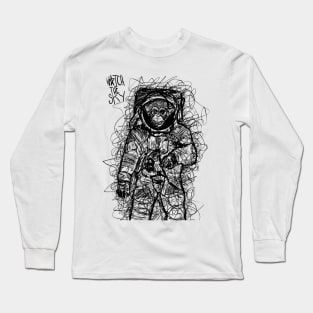 Watch the Sky: Space Monkey Long Sleeve T-Shirt